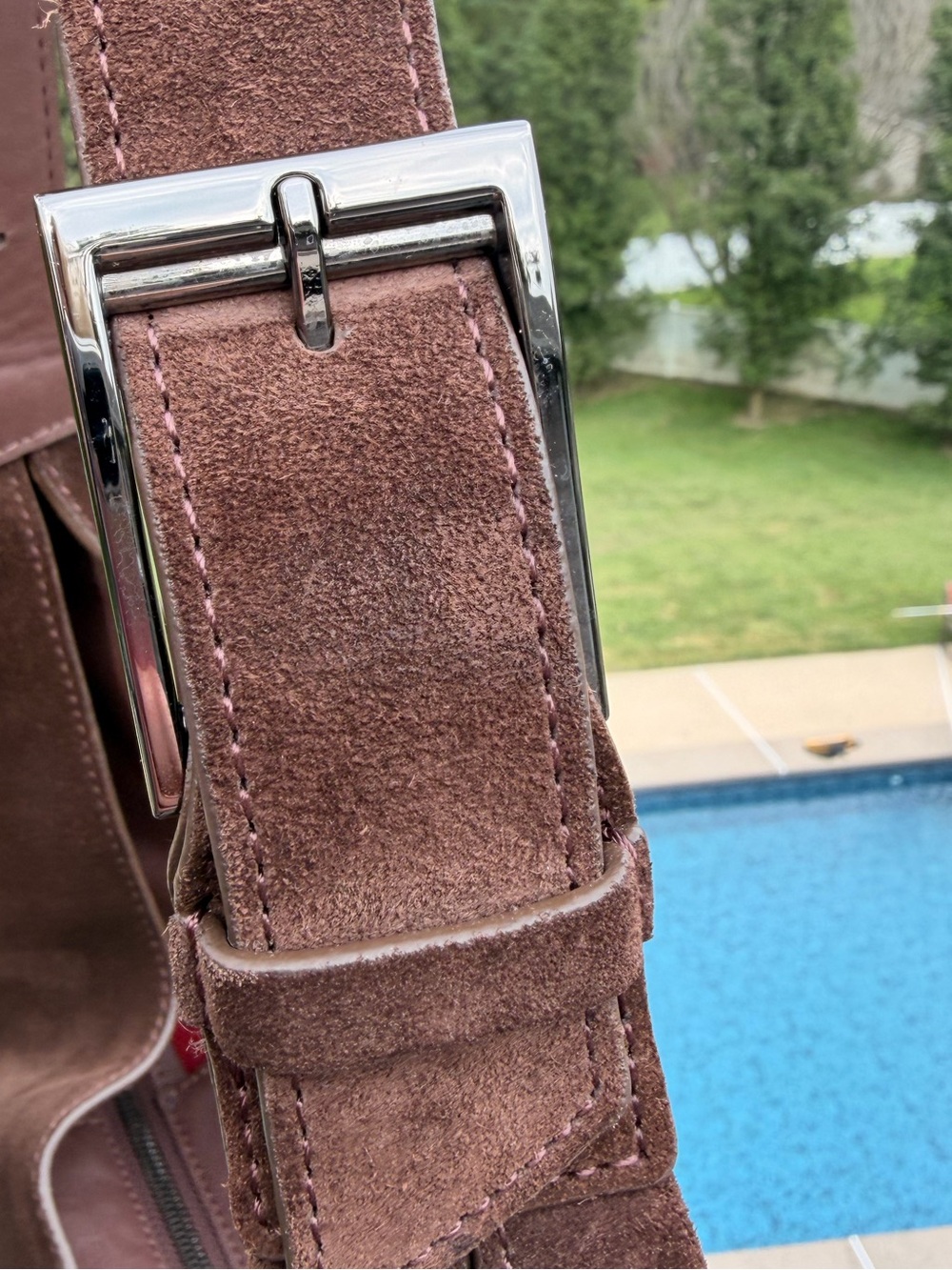 HAMMITT Zippered Tom/Med in Espresso 
Belted Suede/Gun Metal - Picture 10 of 13